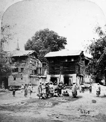 Afgán kereskedők Indiában, 1860 körül